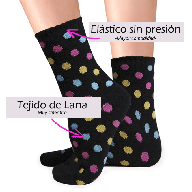 calcetines calentitos lana