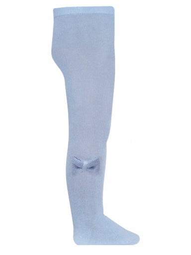 Collants em algodão com laço de algodão Babyblue