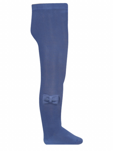 Collants em algodão com laço de algodão Bluefrance