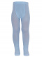 collants em algodão lisos Babyblue