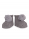 Carapins de bebê com pompom Grey