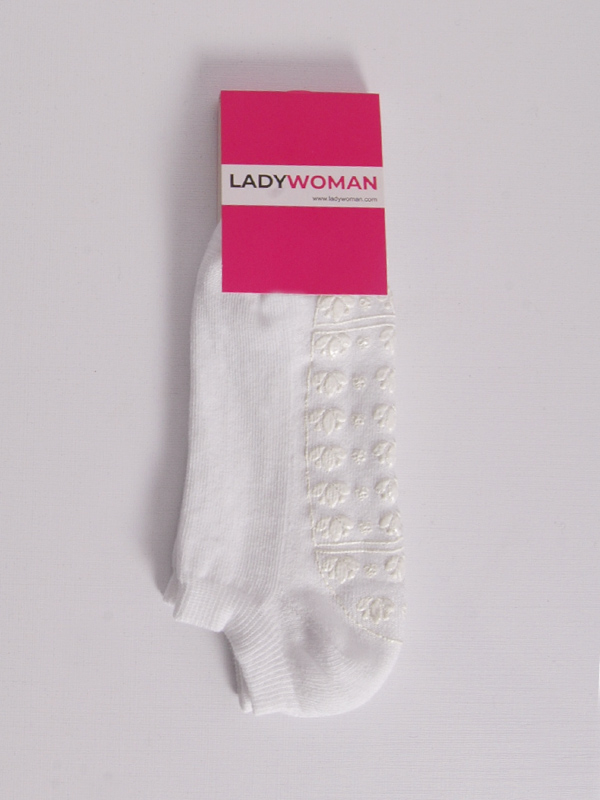 Calcetines tobilleros lisos - Comprar online en Lady Woman